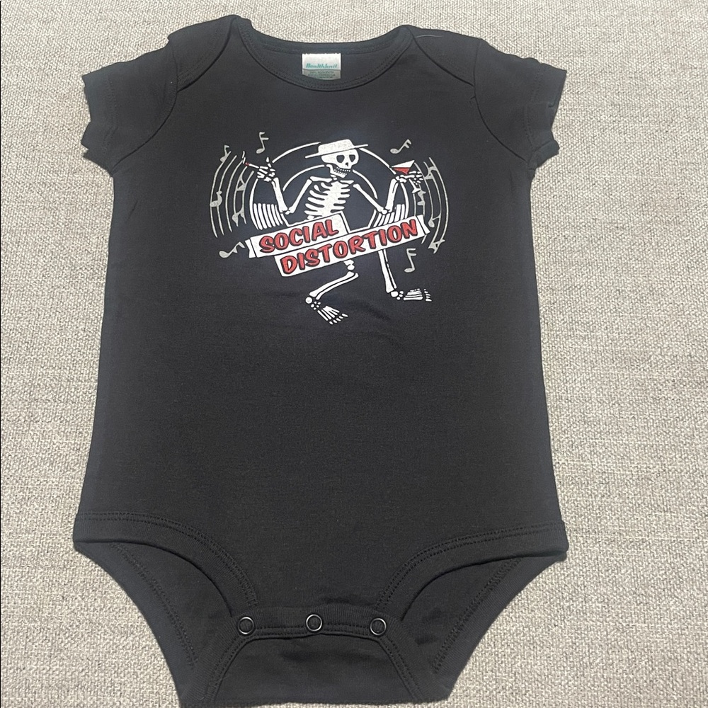 Black Social Distortion Baby Onesie (new)